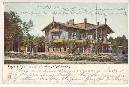 Cafe,Restaurant Steinberg bei Hildesheim 1902 Cafe,Restaurant Steinberg bei Hildesheim 1902