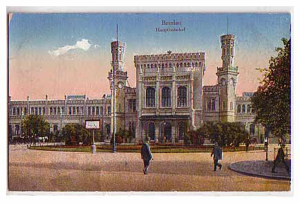 Breslau,alte Ansichtskarten,Postkarten,Schlesien ,Bahnhof ,ca 19