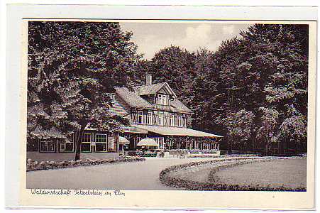 Tetzelheim,Waldwirtschaft 1954 Schöppenstedt bei Braunschweig Tetzelheim,Waldwirtschaft 1954 Schöppenstedt bei Braunschweig