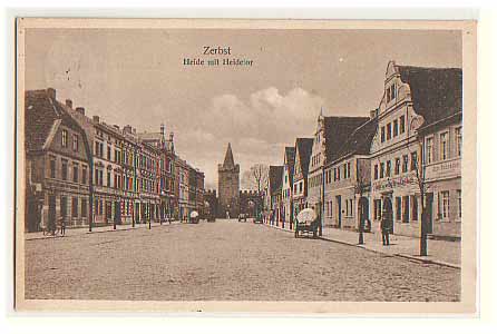 Zerbst Sachsen-Anhalt , Heidetor 1927 Zerbst Sachsen-Anhalt , Heidetor 1927