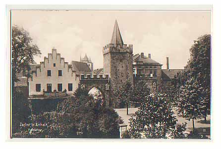 Zerbst Sachsen-Anhalt , Heidetor 1927 Zerbst Sachsen-Anhalt , Heidetor 1927