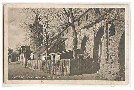 Zerbst Sachsen-Anhalt , Stadtmauer Zerbst Sachsen-Anhalt , Stadtmauer