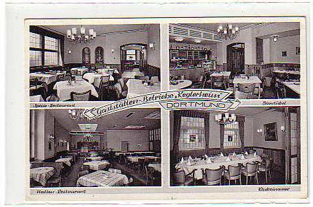 Dortmund Gaststätte Keglerheim 1955 Dortmund Gaststätte Keglerheim 1955
