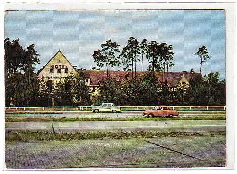 Autobahn-Rasthof Hermsdorf ,Thüringen 1966 Autobahn-Rasthof Hermsdorf ,Thüringen 1966