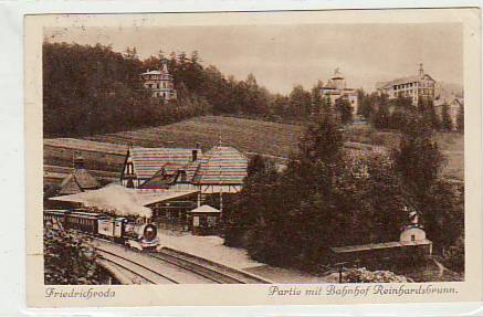 Friedrichroda ,Eisenbahn, Bahnhof , Thüringen 1925 Friedrichroda ,Eisenbahn, Bahnhof , Thüringen 1925