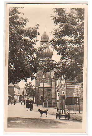 Frauenwald Thüringen An der Kirche 1955