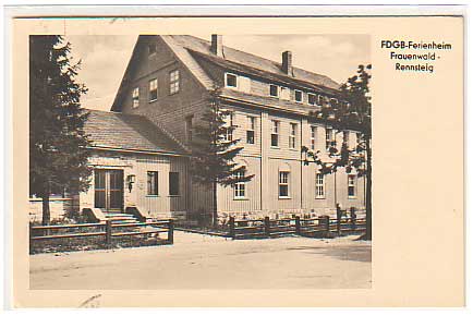 Frauenwald Thüringen FDGB Ferienheim 1956 Frauenwald Thüringen FDGB Ferienheim 1956