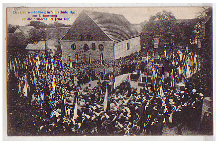 Jena Denkmalenthüllung,Vierzehnheiligen Jena Denkmalenthüllung,Vierzehnheiligen