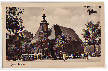 Jena , Rathaus 1955 Jena , Rathaus 1955