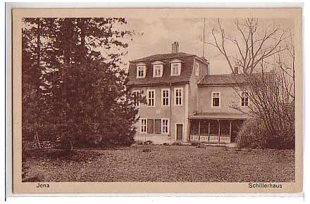 Jena , Schillerhaus ca 1930 Jena , Schillerhaus ca 1930