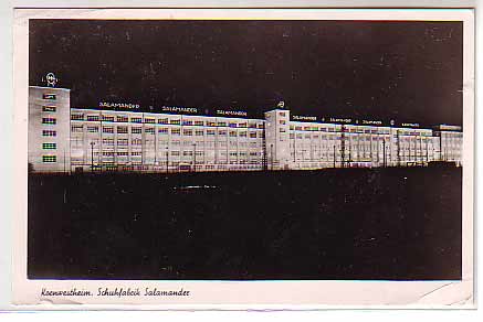 Kornwestheim,Schuhfabrik Salamander bei Nacht Kornwestheim,Schuhfabrik Salamander bei Nacht