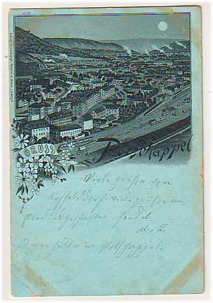 Potschappel bei Freital Bahnhof,Eisenbahn,Kleinbahn Litho 1903 Potschappel bei Freital Bahnhof,Eisenbahn,Kleinbahn Litho 1903