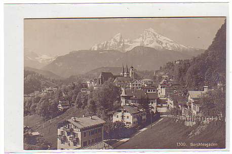 Berchtesgaden ,Foto Karte von 1908 Berchtesgaden ,Foto Karte von 1908