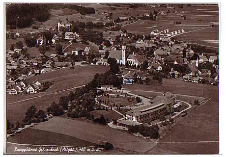 Grönenbach ,Allgäu ,Bayern Luftbild 1966 Grönenbach ,Allgäu ,Bayern Luftbild 1966