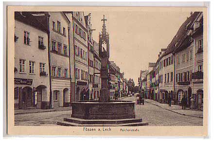 Füssen am Lech , Allgäu Füssen am Lech , Allgäu