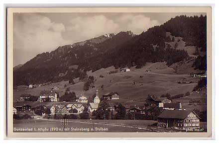 Gunzesried , Allgäu vor 1945 Gunzesried , Allgäu vor 1945