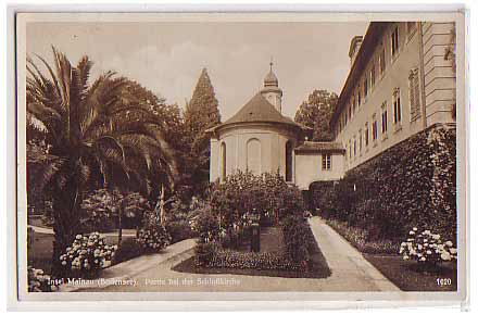 Insel Mainau Schloßkirche 1933,Bodensee , Allgäu Insel Mainau Schloßkirche 1933,Bodensee , Allgäu