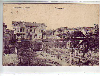 Ostseebad Ahlbeck Villenpartie 1916 Ostseebad Ahlbeck Villenpartie 1916