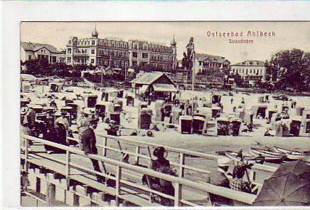 Ostseebad Ahlbeck Strandleben 1910 Ostseebad Ahlbeck Strandleben 1910