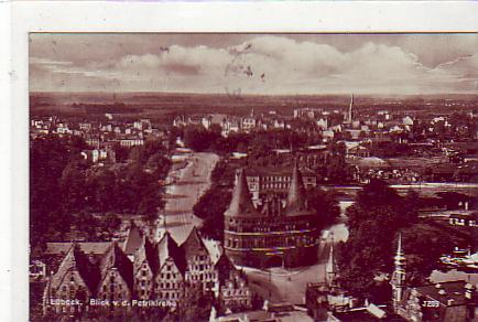 Lübeck von der Petrikirche 1929 Lübeck von der Petrikirche 1929