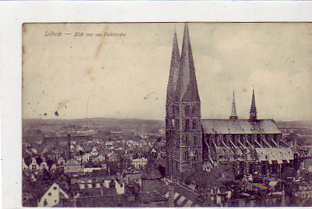 Lübeck von der Kirche 1912 Lübeck von der Kirche 1912