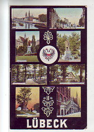 Lübeck viele Bilder ca 1910 Lübeck viele Bilder ca 1910