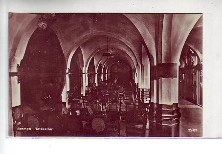 Bremen Ratskeller Foto Karte ca 1930 Bremen Ratskeller Foto Karte ca 1930