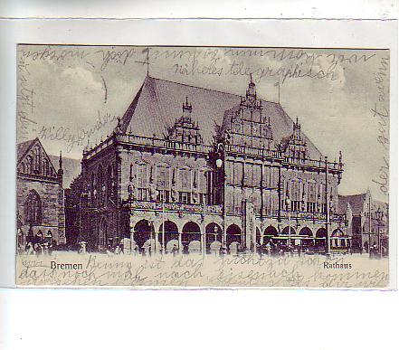 Bremen Rathaus 1904 Bremen Rathaus 1904