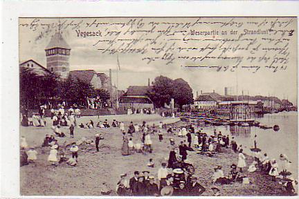 Bremen-Vegesack Weserpartie 1907 Bremen-Vegesack Weserpartie 1907