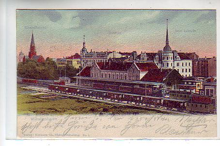 Wilhelmshaven Bahnhof Eisenbahn 1903 Wilhelmshaven Bahnhof Eisenbahn 1903