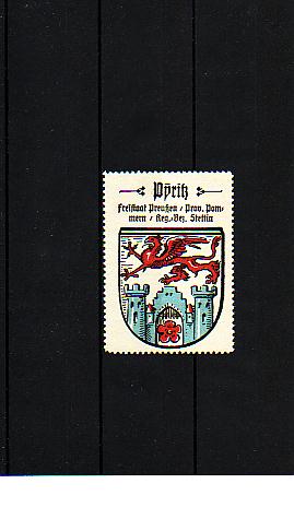 Pyritz in Pommern Stadt Wappen
