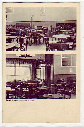 Zerbst Sachsen-Anhalt Schloß-Cafe vor 1945 Zerbst Sachsen-Anhalt Schloß-Cafe vor 1945