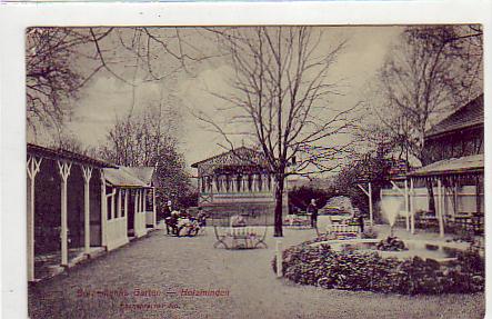 Holzminden Weser Bornemanns Garten 1909 Holzminden Weser Bornemanns Garten 1909