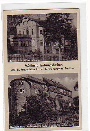 Wernigerode Harz Mütter Erholungsheim 1952 Wernigerode Harz Mütter Erholungsheim 1952