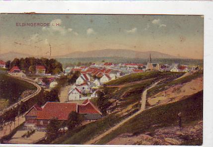 Elbingerode im Harz mit Eisenbahn-Line 1920 Elbingerode im Harz mit Eisenbahn-Line 1920