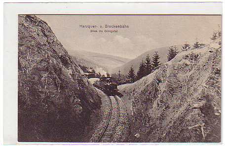 Brockenbahn,Eisenbahn im Harz , Drängetal Brockenbahn,Eisenbahn im Harz , Drängetal