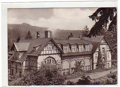 Schierke im Harz Erholugsheim Glück Auf 1966 Schierke im Harz Erholugsheim Glück Auf 1966