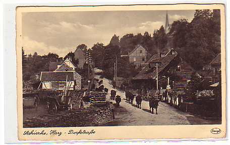 Schierke im Harz Dorfstraße Schierke im Harz Dorfstraße