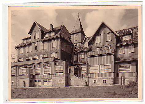 Schierke im Harz Handwerker Erholungsheim ca 1965 Schierke im Harz Handwerker Erholungsheim ca 1965
