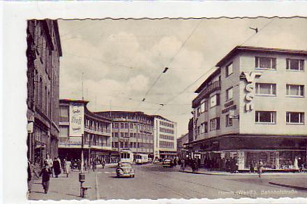 Hamm Westfalen Bahnhofstraße 1964 Hamm Westfalen Bahnhofstraße 1964
