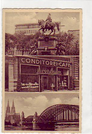 Köln am Rhein Konditorei Cafe W.Kirschbaum 1936 Köln am Rhein Konditorei Cafe W.Kirschbaum 1936