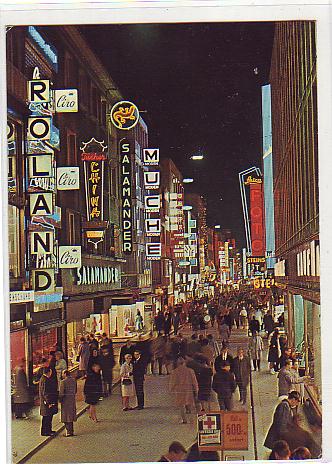 Köln am Rhein Hohestraße ca 1970 Köln am Rhein Hohestraße ca 1970