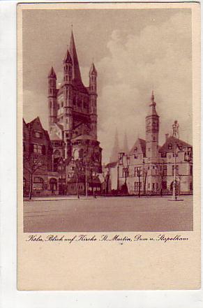 Köln am Rhein Kirche ca 1930 Köln am Rhein Kirche ca 1930