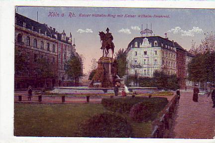 Köln am Rhein Kaiser Wilhelm-Ring 1916 Köln am Rhein Kaiser Wilhelm-Ring 1916