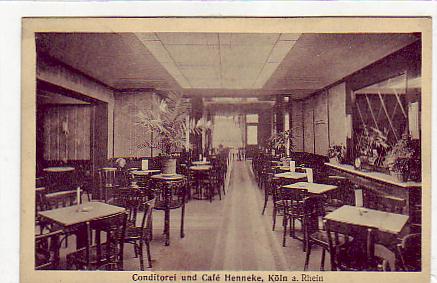 Köln am Rhein Konditorei Cafe Josef Henneke Köln am Rhein Konditorei Cafe Josef Henneke
