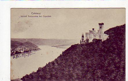 Koblenz am Rhein Schloß Stolzenfels 1916 Koblenz am Rhein Schloß Stolzenfels 1916