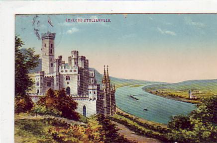 Koblenz Schloss Stolzenfels am Rhein 1912 Koblenz Schloss Stolzenfels am Rhein 1912