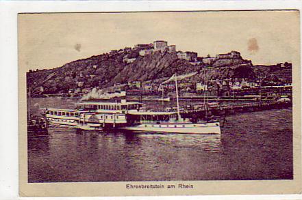 Koblenz am Rhein Ehrenbreitstein , Raddampfer Koblenz am Rhein Ehrenbreitstein , Raddampfer