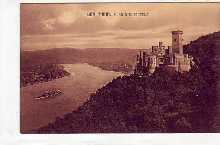 Koblenz Schloss Stolzenfels am Rhein 1915 Koblenz Schloss Stolzenfels am Rhein 1915