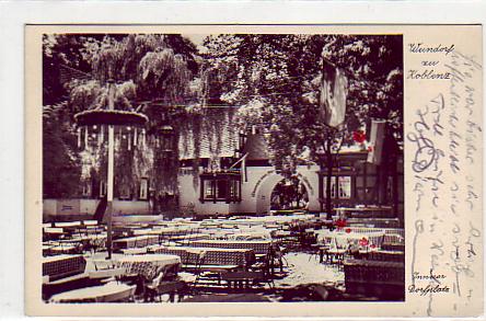 Koblenz Weindorf am Rhein Winzerfest vor 1945 Koblenz Weindorf am Rhein Winzerfest vor 1945